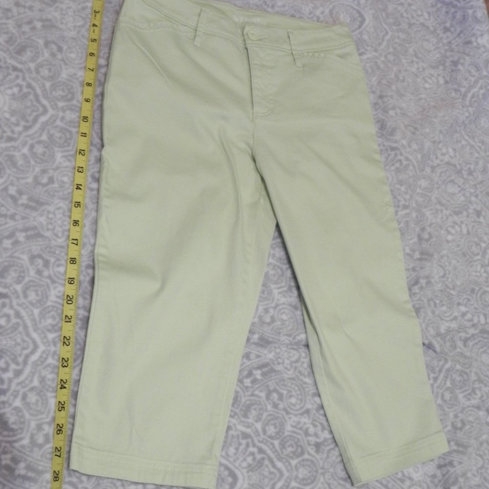 St John's Bay lime colored capris